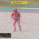marc marquez crash assen.jpg - Marc Marquez crash di awal sesi FP1 MotoGP Belanda/foto: Ofisial X @MotoGP