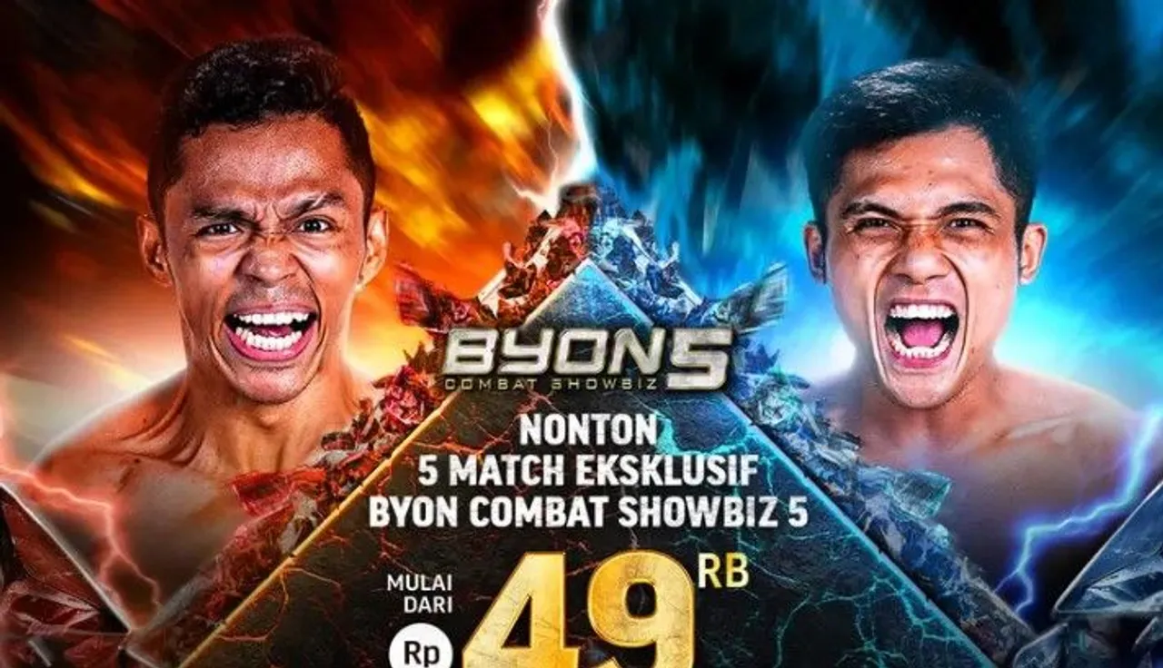 Byon Combat Showbiz Vol.5 menampilkan duel Kkajhe vs Aziz/foto: Vidio