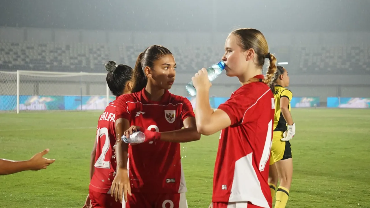 Pemain Timnas Putri Indonesia/Sportcorner Tino Ferdiano.