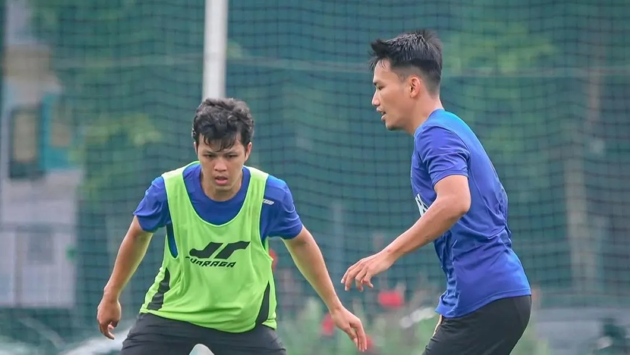 Latihan pemain Liga Indonesia All Star/IG PT LIB.