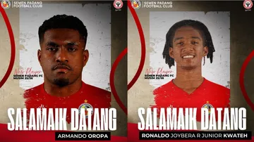 Semen Padang rekrut Armando Oropa dan Ronaldo Kwateh/foto: Ofisial Semen Padang FC