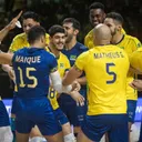 Brasil kokoh di puncak klasemen VNL 2025 Putra usai pekan kedua/foto: Volleyball World