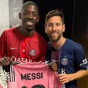 Ousmane Dembele dan Lionel Messi/ IG Ousmane Dembele