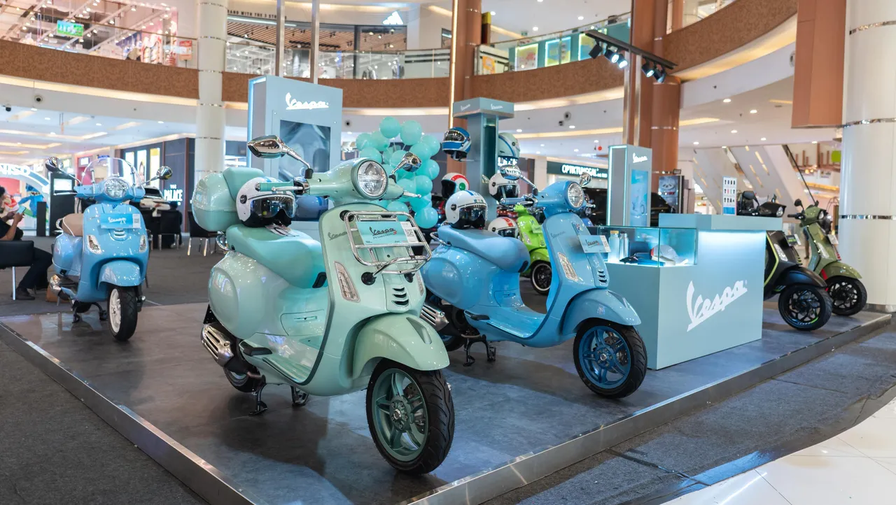 Pameran Vespa di Summarecon Mall Bekasi. (PID)