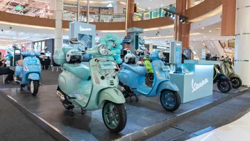 Pameran Vespa di Summarecon Mall Bekasi. (PID)