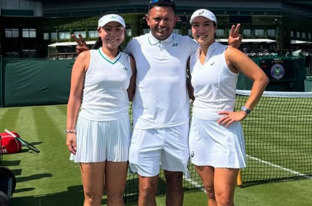 Aldila Sutjiadi berpasangan dengan Eri Hozumi di Wimbledon 2025/foto: Ofisial IG Aldila Sutjiadi.