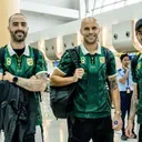 Pemain Persebaya menjelang keberangkatan ke Australia/Media Persebaya.