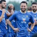 Marc Klok dan para pemain Persib Bandung sedang berlatih/foto: Ofisial IG Persib Bandung