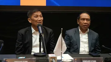 Direktur Utama PT LIB Ferry Paulus/SportCorner Tino Ferdiano.