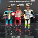 Pembalap binaan Astra Honda Motor M Kiandra Ramadhipa berhasil podium perrama di FIM JuniorGP World Championship di sirkuit Magny-Cours, Prancis 6 Juli 2025. (AHM) - Pembalap binaan Astra Honda Motor M Kiandra Ramadhipa berhasil podium perrama di FIM JuniorGP World Championship di sirkuit Magny-Cours, Prancis 6 Juli 2025. (AHM)