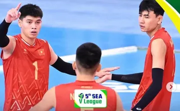 Vietnam menang 3-0 atas Kamboja di SEA V.League 2025 putra leg pertama/foto: IG Moji Sport