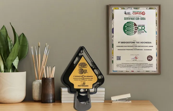 Bridgestone Raih Penghargaan CSR Nusantara Awards. (Bridgestone Indonesia)