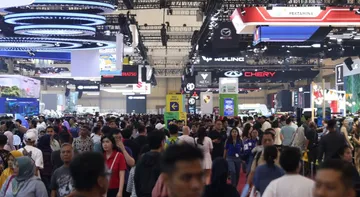GIIAS 2025 menampilkan berbagai peluncuran model terbaru, termasuk debut global. (Seven Event)