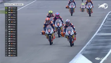 Veda Ega Pratama dan Kiandra Ramadhipa beraksi di Red Bull Rookies Cup 2025 Jerman/foto: Red Bull Rookies Cup