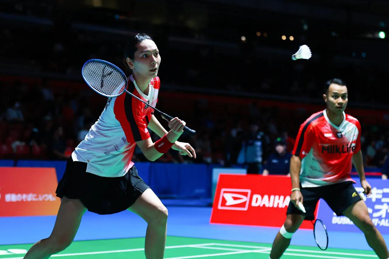 Rehan Naufal Kusharjanto/Gloria Emanuelle Widjaja di Japan Open 2025/Foto: PBSI
