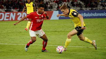 Pertandingan pertama Piala Presiden 2025 antara Oxford United melawan Liga Indonesia All Star/Hadi Febriansyah