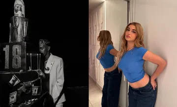 Claudia Calvo diserang netizen usai bongkar keanehan pesta ulang tahun Lamine Yamal/foto: IG Lamine Yamal dan Claudia Calvo