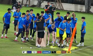 Timnas Malaysia U-23 sedang berlatih jelang Piala AFF U-23 2025/foto: Ofisial FAM