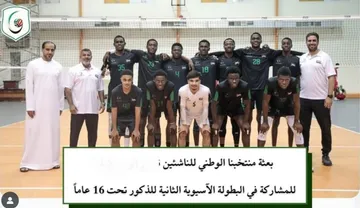 AVC mendiskualifikasi timnas voli putra Uni Emirat Arab dari AVC U-16 Volleyball Championship 2025/foto: IG @news_volley_ball1