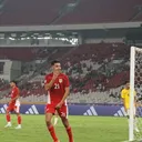 Jens Raven Cetak 6 Gol ke Gawang Brunei/Foto: SportCorner.id/Fachri Ghozali