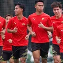 pemain brunei darussalam u-23.jpg - Pemain Timnas Brunei Darussalam U-23 sedang berlatih jelang Piala AFF U-23 2025/foto: Ofisial FA Brunei Darussalam