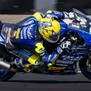 Aldi Satya Mahendra saat tampil di seri 7 World Supersport 2025 di Donington Park Inggris/Yamaha Indonesia