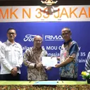 Penandatanganan kerja sama Ford Class antara RMA Indonesia dan SMKN 35 Jakarta. (RMA Indonesia)