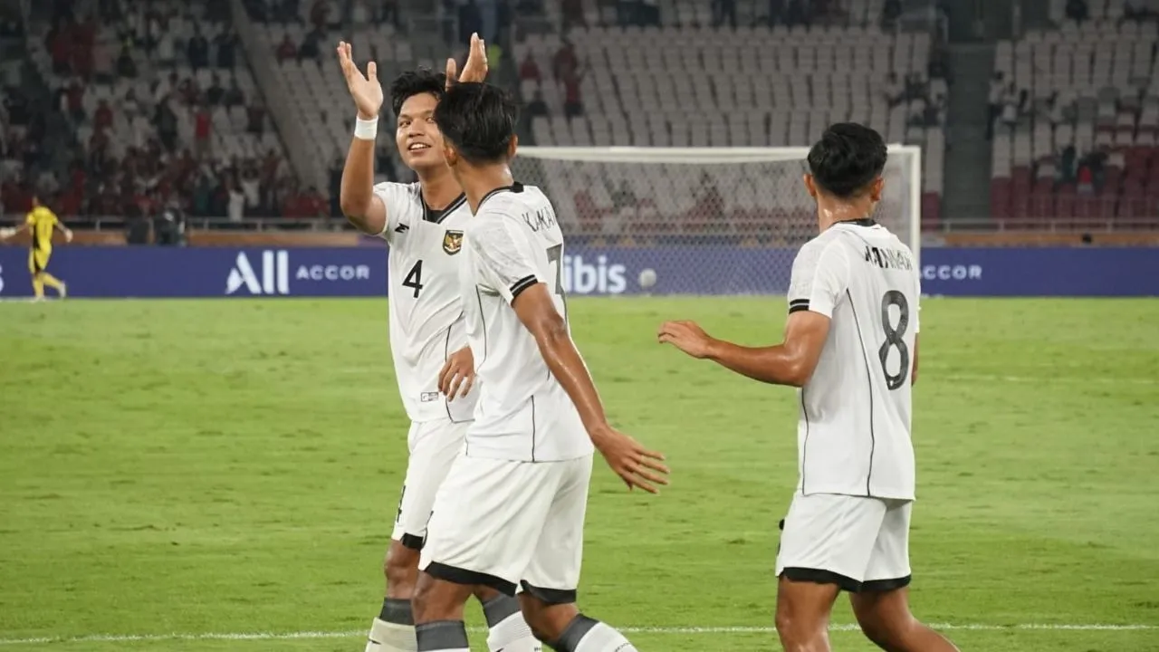 Kadek Arel Timnas Indonesia U23 vs Filipina di Piala AFF U23 2025/Muhammad Fachri gozali/SportCorner.id.
