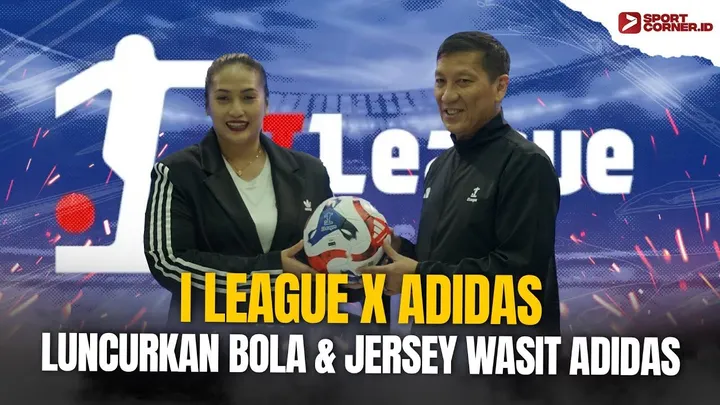 Adidas resmi jalin kerjasama dengan I League dan akan menyuplai bola dan jersey wasit di Super League 2025/2026/foto: SportCorner.id