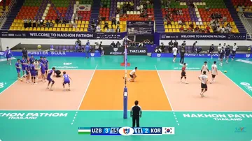 Uzbekistan menang 3-2 atas Korea Selatan di AVC U-16 Volleyball Championship 2025/foto: Youtube AVC