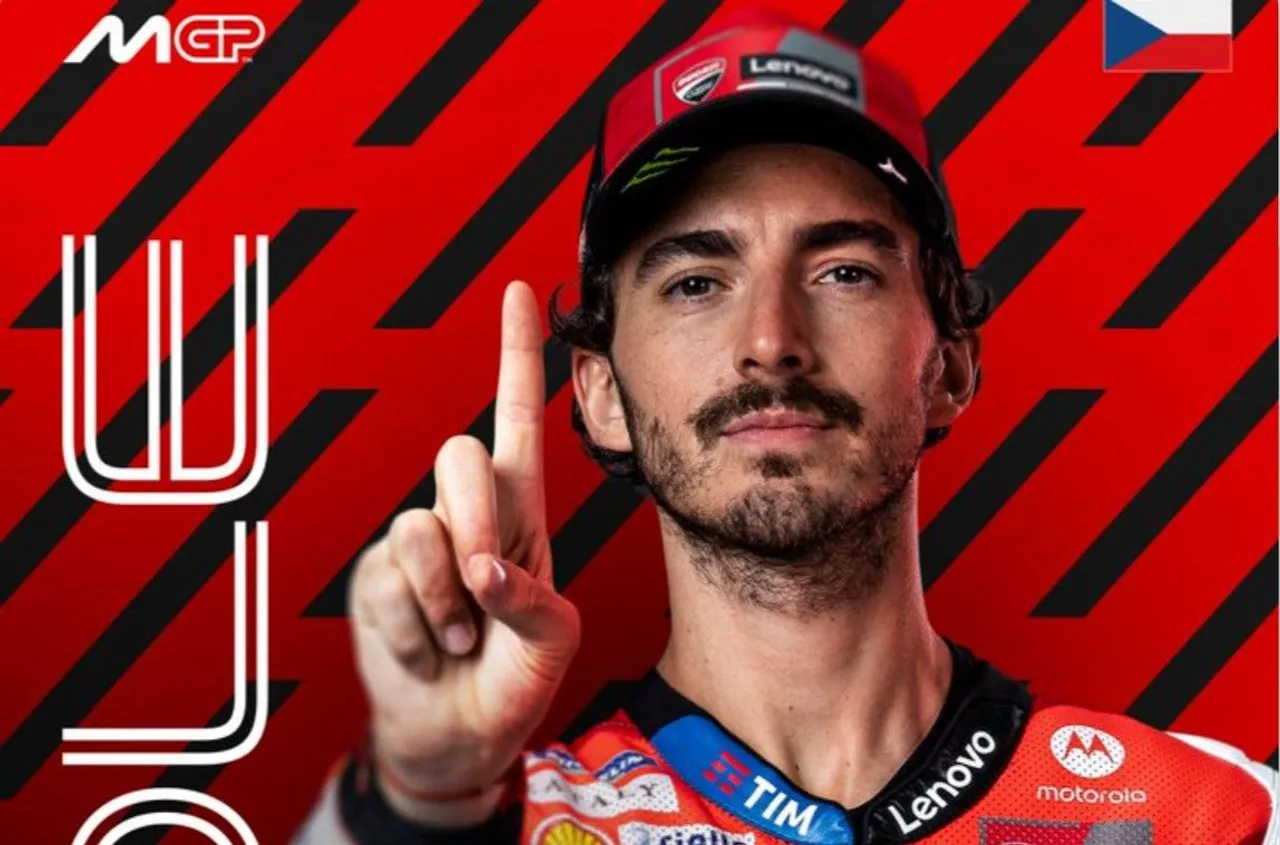 Francesco Bagnaia raih pole position di MotoGP Ceko 2025/foto: X @motogp