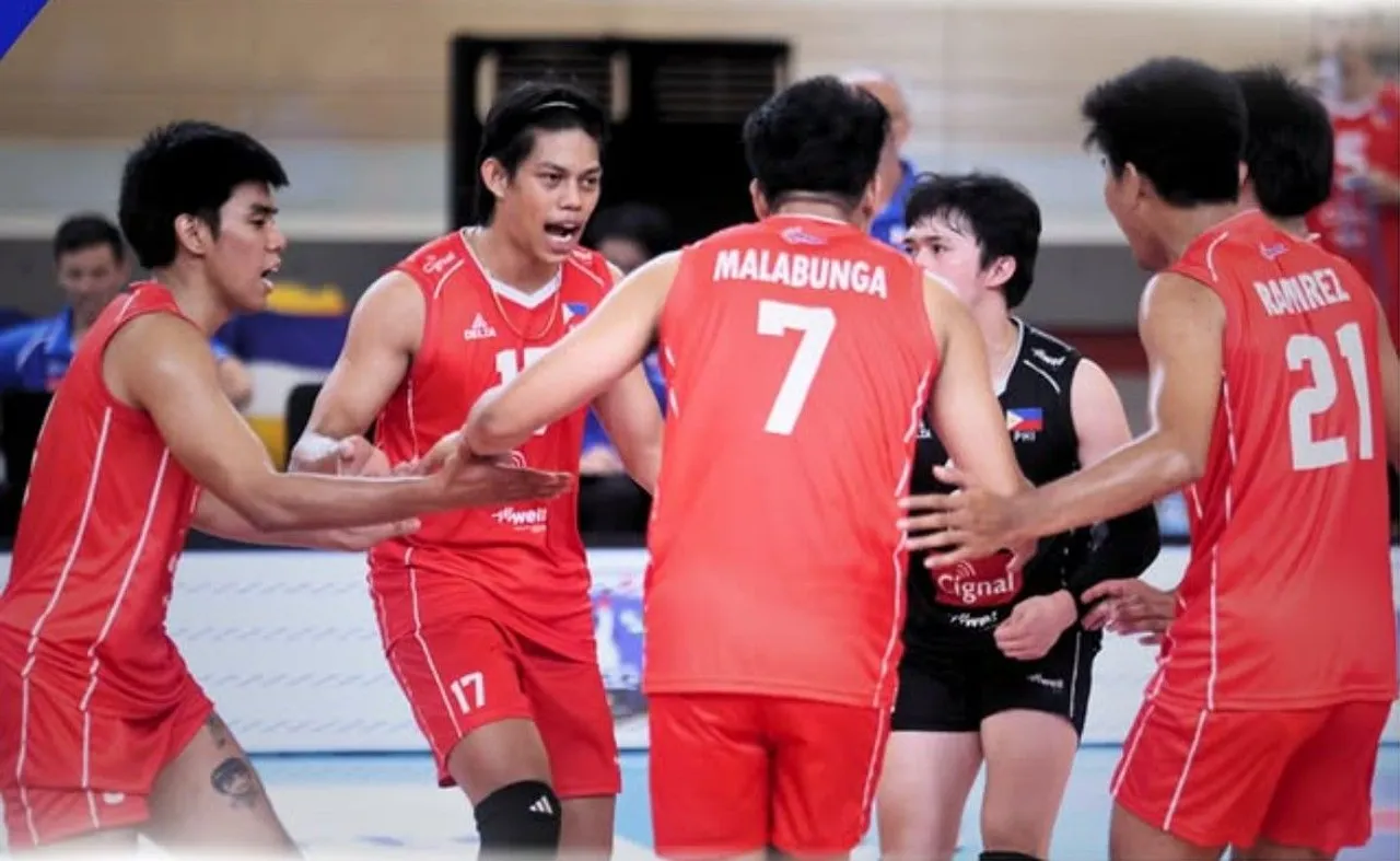 Filipina gagal menang lawan Thailand di SEA V.League 2025 putra leg kedua/foto: IG Volleyball Phi