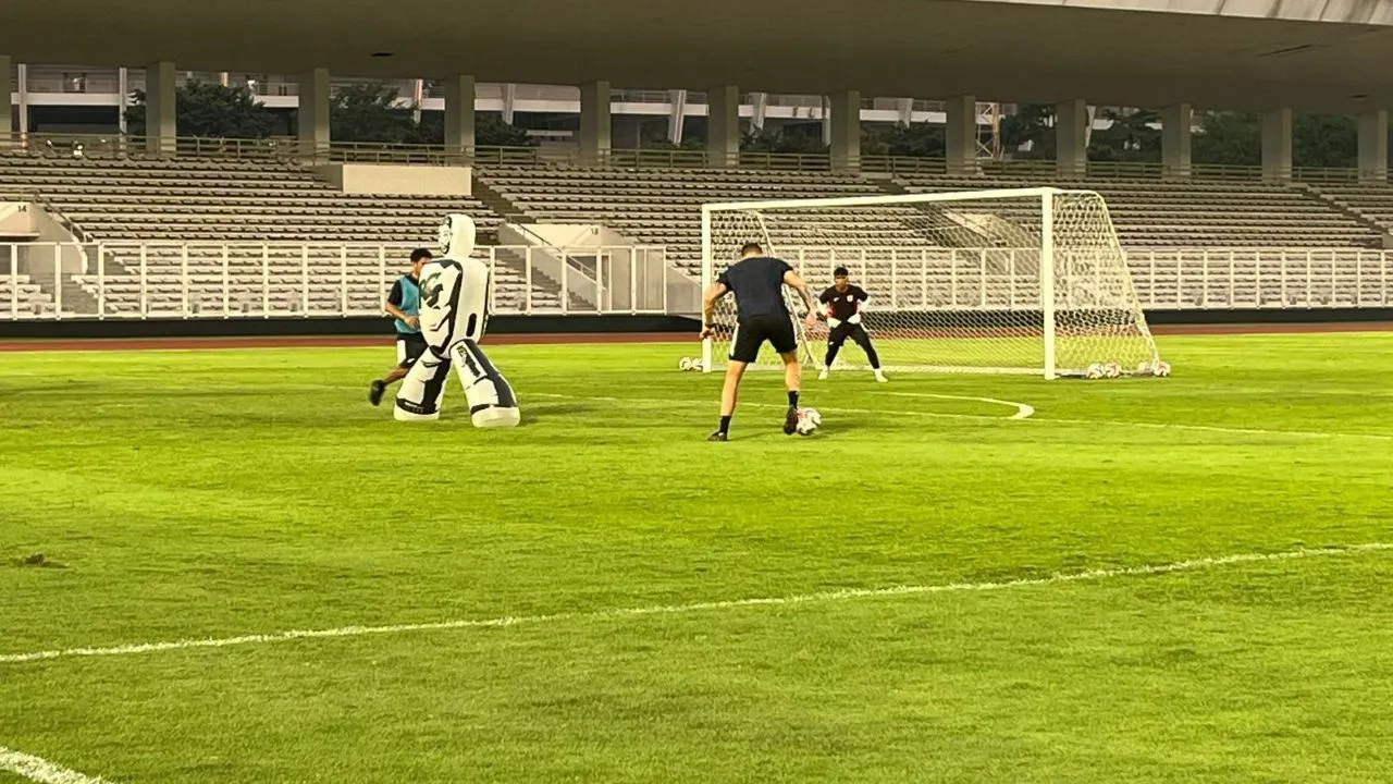 Latihan Timnas Indonesia U-23 jelang lawan Malaysia/SportCorner Muhammad Nurhendra Saputra.