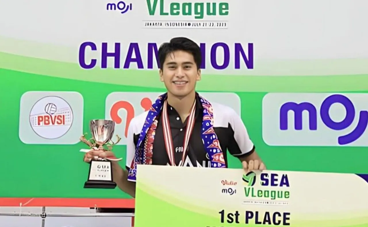 Fahry Septian saat bantu Indonesia juara SEA V League/foto: IG Fahry Septian