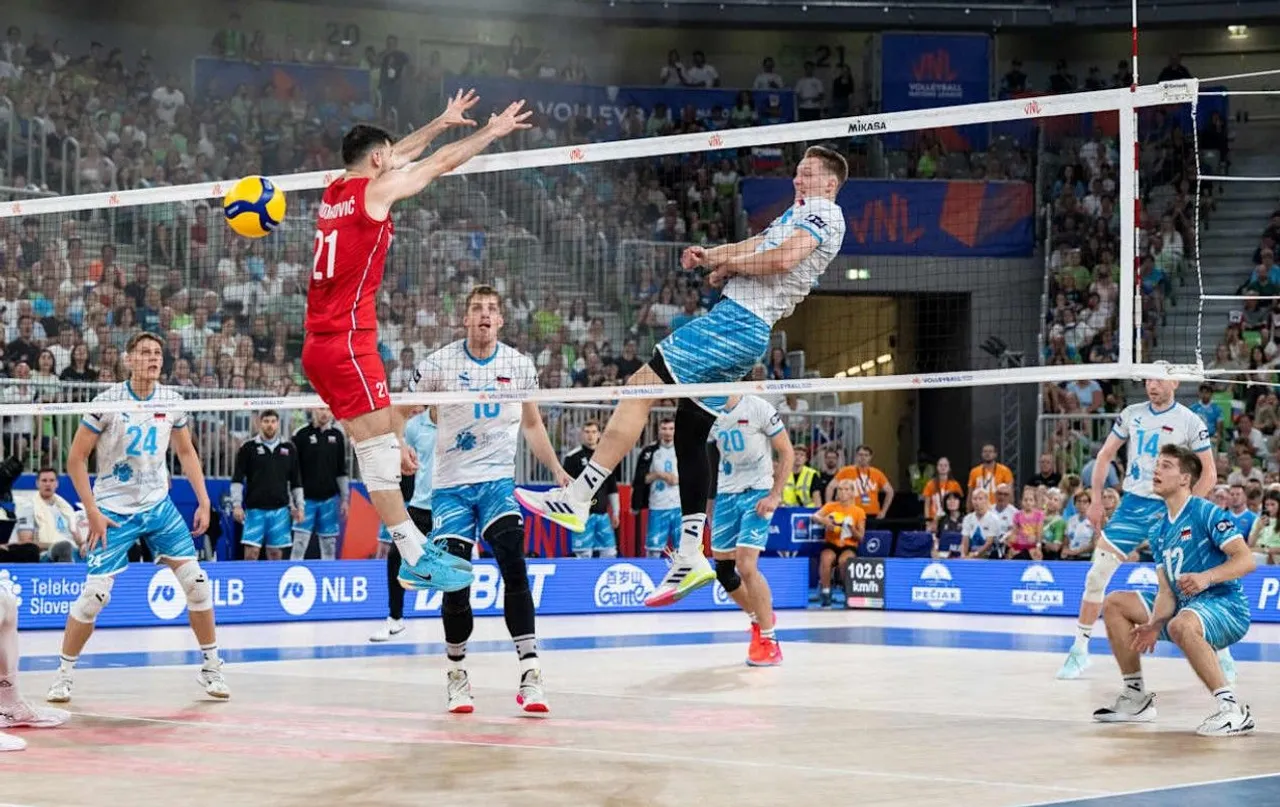 Slovenia menang dramatis atas Serbia dengan skor 3-2/foto: World Volleyball