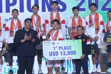 Timnas Voli Indonesia juara SEA V.League 2025 leg kedua/foto: AVC