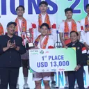timnas voli indonesia juara sea v league 2025 leg kedua.jpeg - Timnas Voli Indonesia juara SEA V.League 2025 leg kedua/foto: AVC