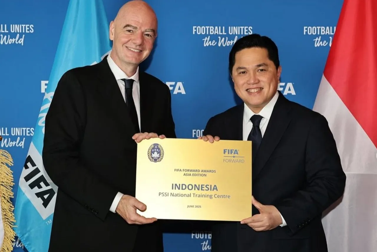 Presiden FIFA, Gianni Infantino, dan Erick Thohir/foto: IG Gianni Infantino