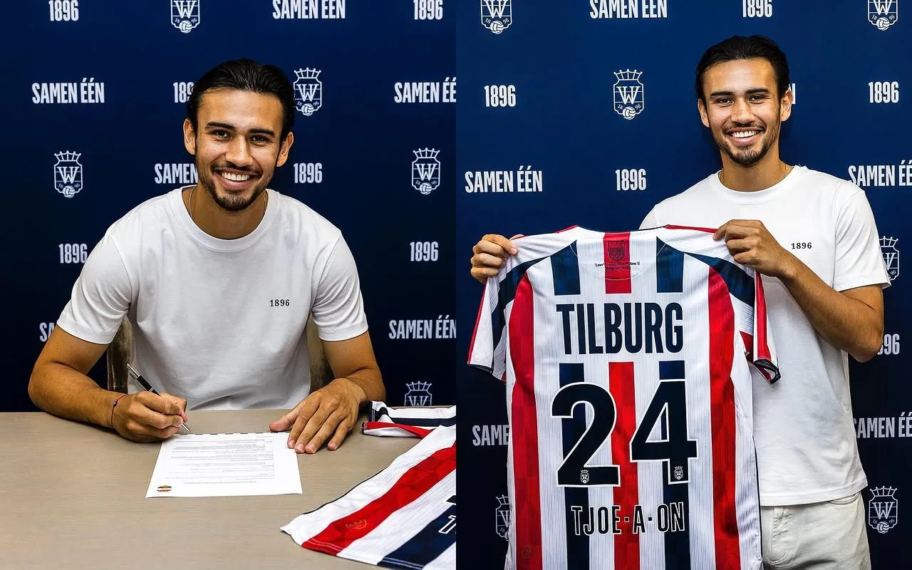 Nathan Tjoe-A-On resmi gabung ke Willem II/foto: Ofisial Willem II