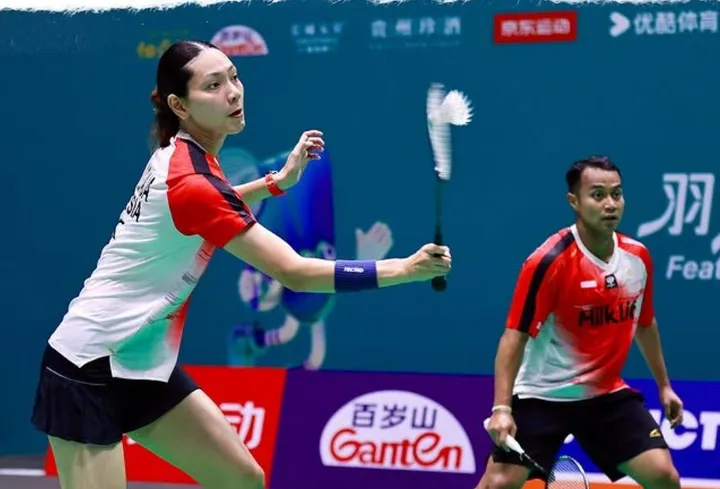 Rehan/Gloria tampil di China Open 2025/foto: Ofisial Badminton INA.