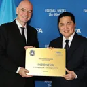gianni infantino dan erick thohir.jpg - Presiden FIFA, Gianni Infantino, dan Erick Thohir/foto: IG Gianni Infantino