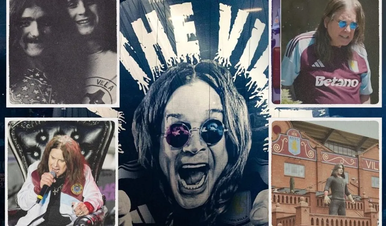 Ozzy Osbourne Fans Ikonik Aston Villa dan Vokalis Black Sabbath / X @astonvillabrfc