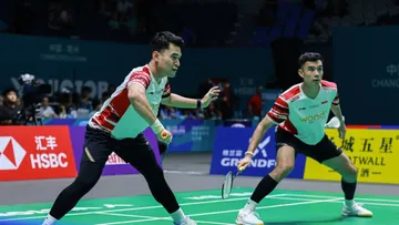 Leo Rolly Carnando Bagas Maulana China Open 2025/Media PBSI.