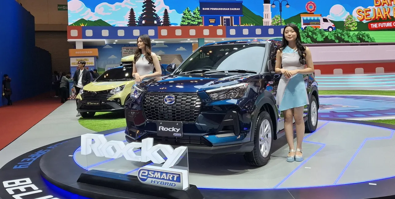 Daihatsu Rocky Hybrid mengusung teknologi 'series hybrid' e-Smart Hybrid System. (Chadie)