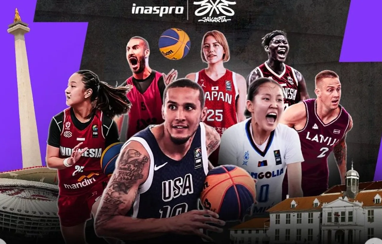 Kejuaraan FIBA Inaspro 3x3 Jakarta 2025 resmi bergulir pada Kamis (24/7/2025)/foto: Ofisial IG 3x3 Jakarta
