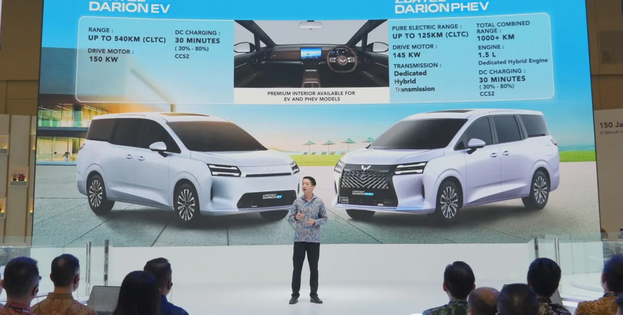 Peluncuran Wuling Cortez Darion di GIIAS 2025 ICE BSD City. (Wuling Motors)