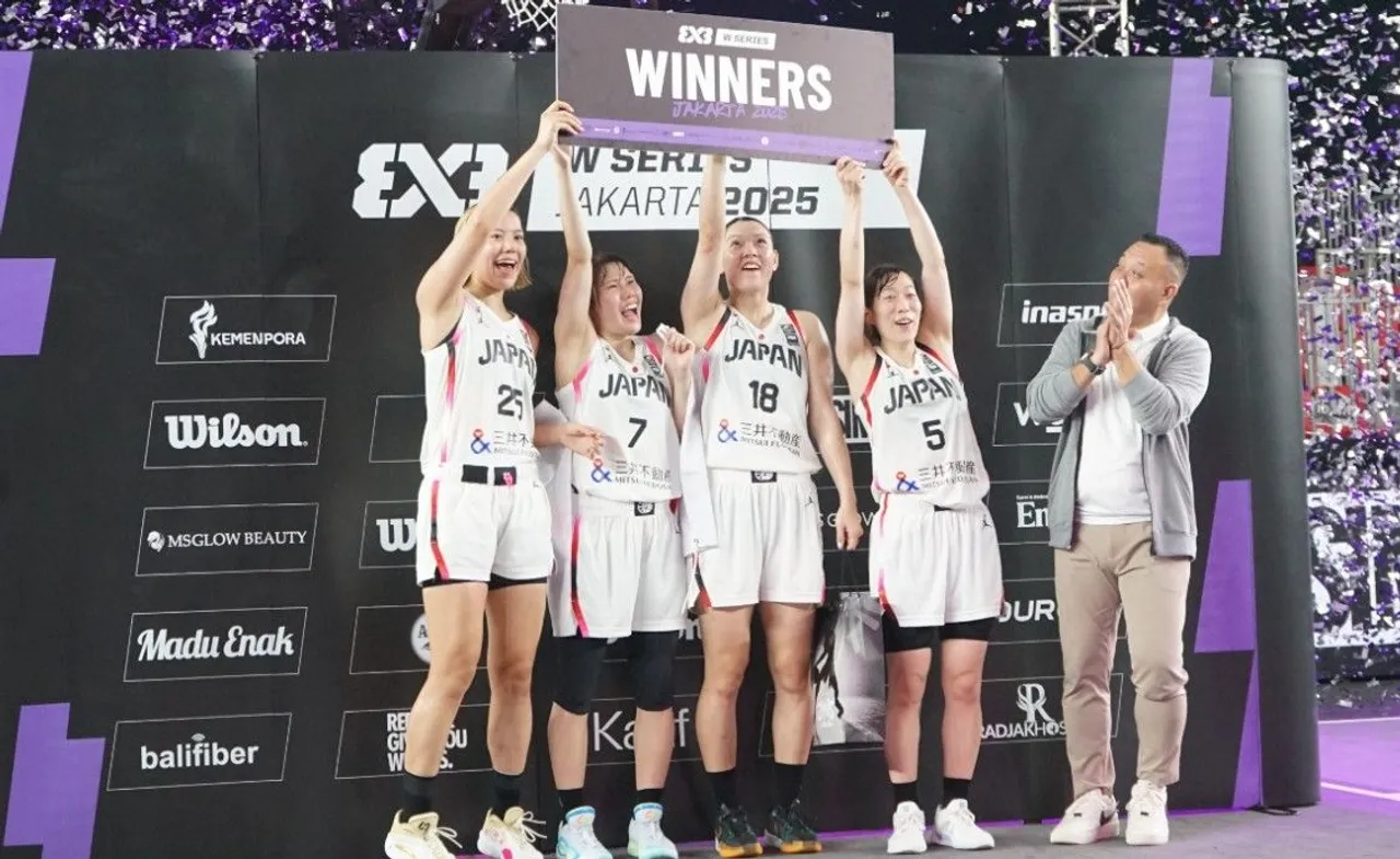 Jepang juara FIBA 3x3 women's series Jakarta 2025/foto: Dikcky Alfarouq/SportCorner.id