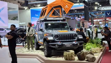 Kolaborasi Jeep Wrangler dan Eiger hadirkan nuansa petualangan absolut. (Chadie)