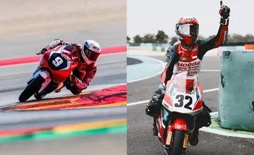 Veda Ega Pratama dan Kiandra Ramadhipa tampil di JuniorGP 2025 dan European Talent Cup 2025/foto: Ofisial Junior Talent Team