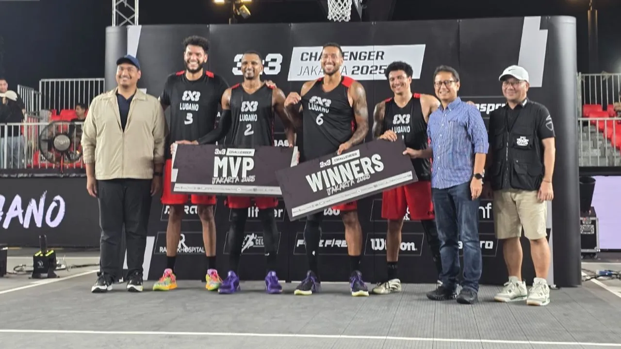 Lugano juara di FIBA 3x3 Challenger di Jakarta 2025/Istimewa